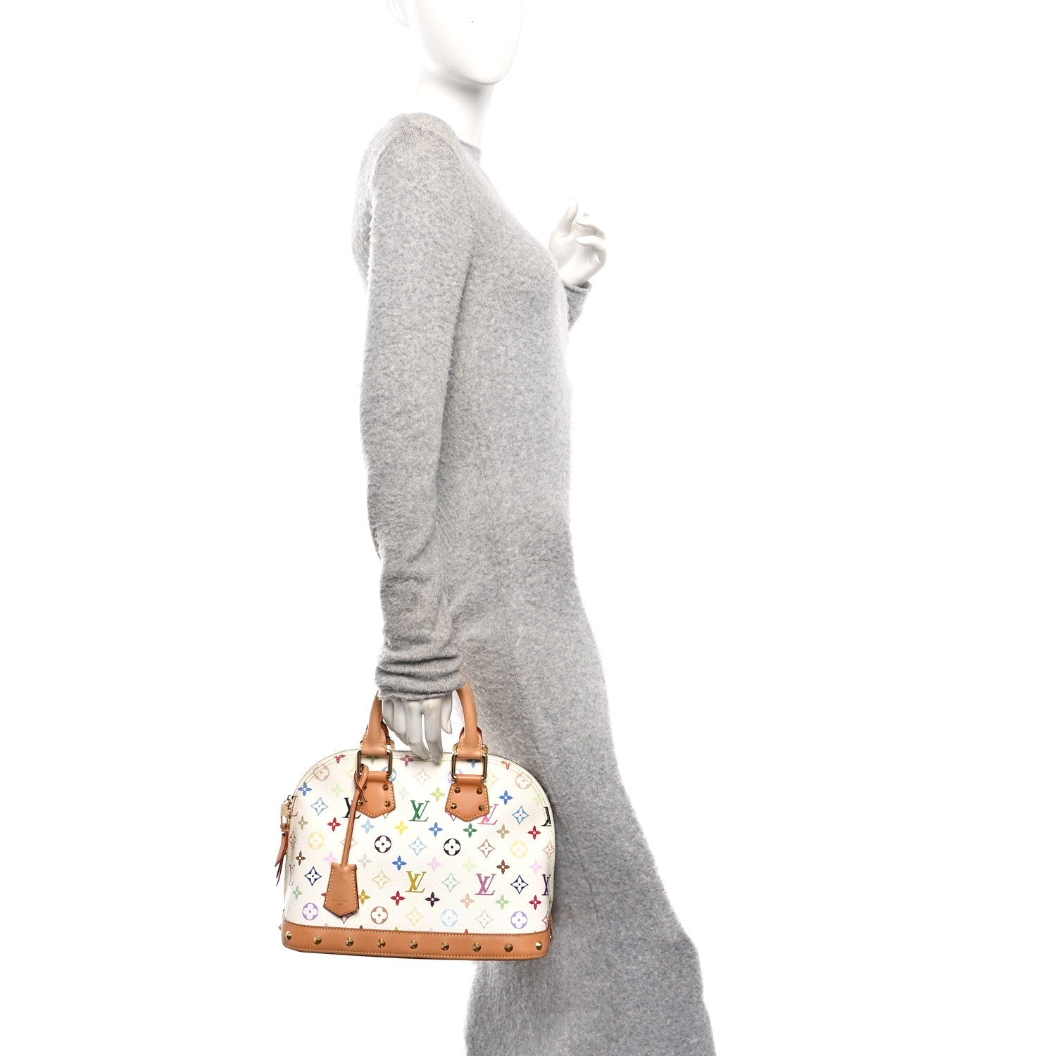 Monogram Multicolor Alma PM White