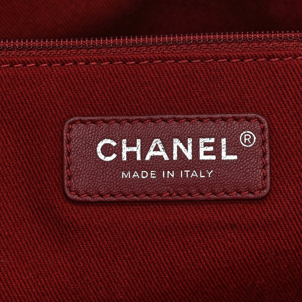 Canvas Small Deauville Tote Red