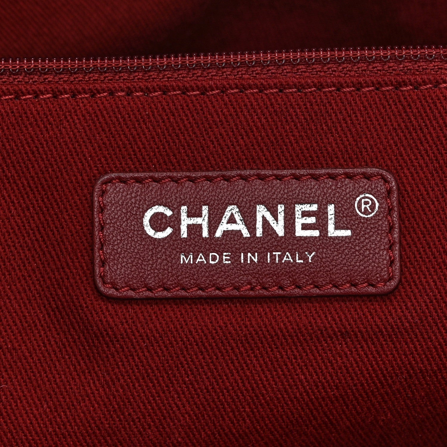 Canvas Small Deauville Tote Red