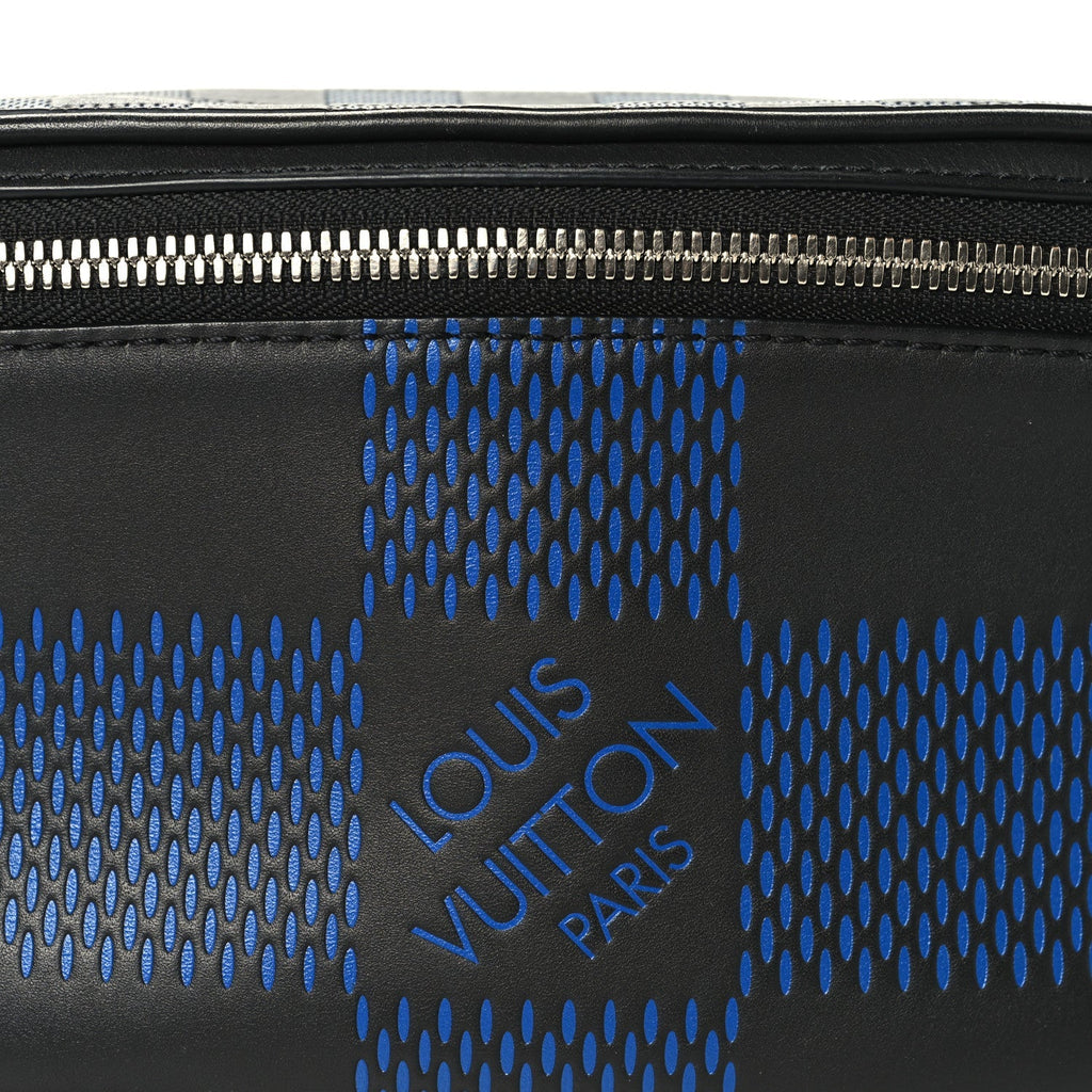 Damier Infini Campus BumBag Navy Black