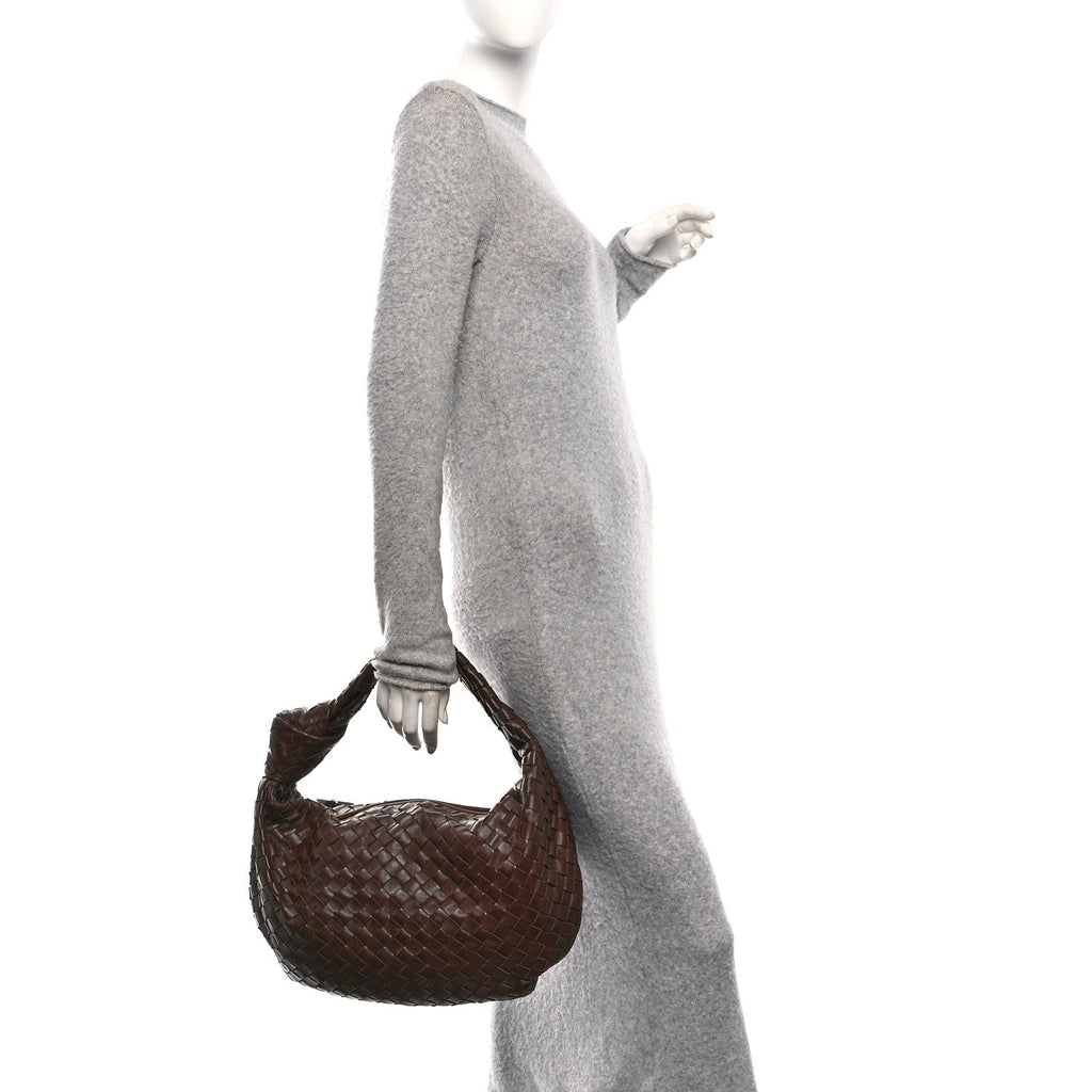 Nappa Intrecciato Small Jodie Brown