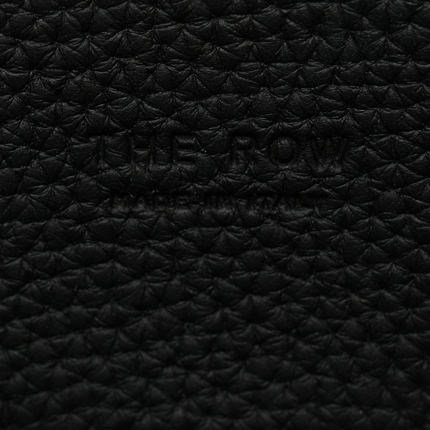 Matte Grained Calfskin EW Margaux Black