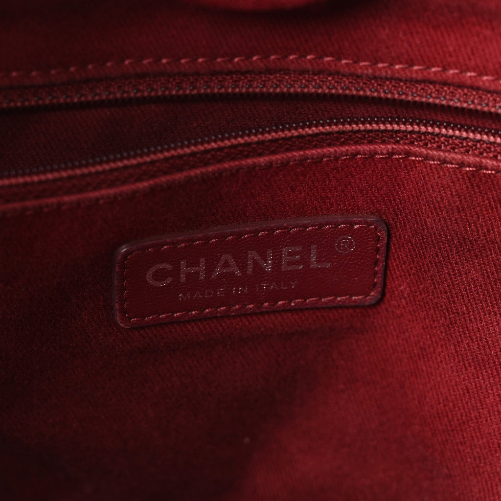 Canvas Small Deauville Tote Red