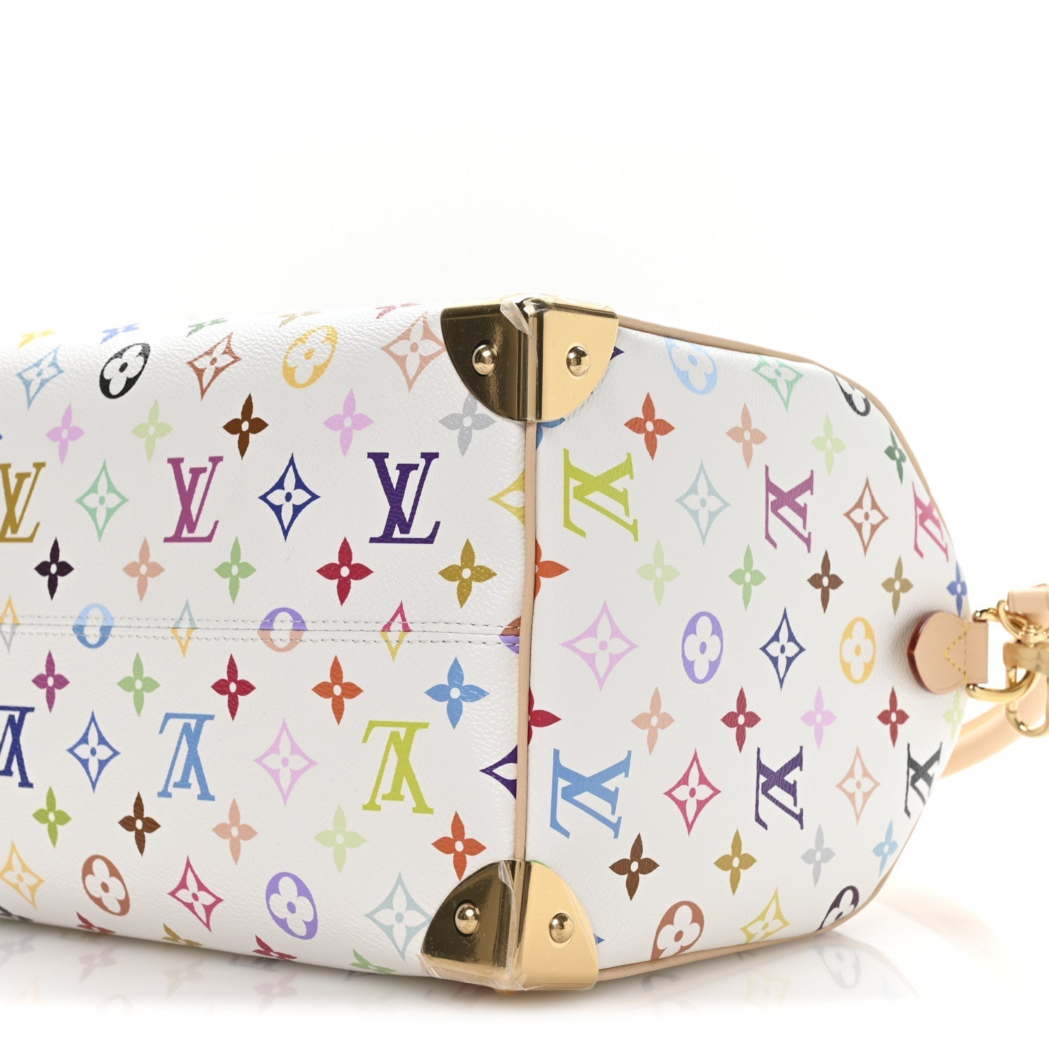 LV X TM Monogram Multicolor Speedy Soft 30 White