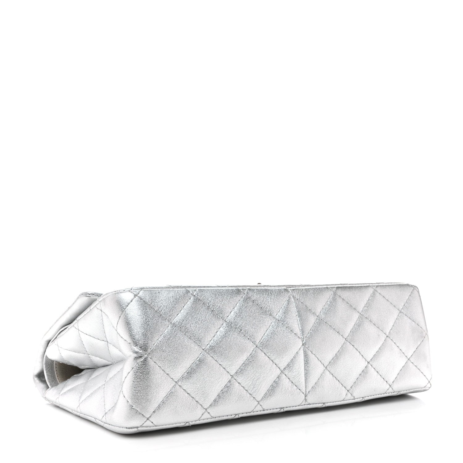 Metallic Lambskin Quilted 2.55 Reissue 226 Flap Silver