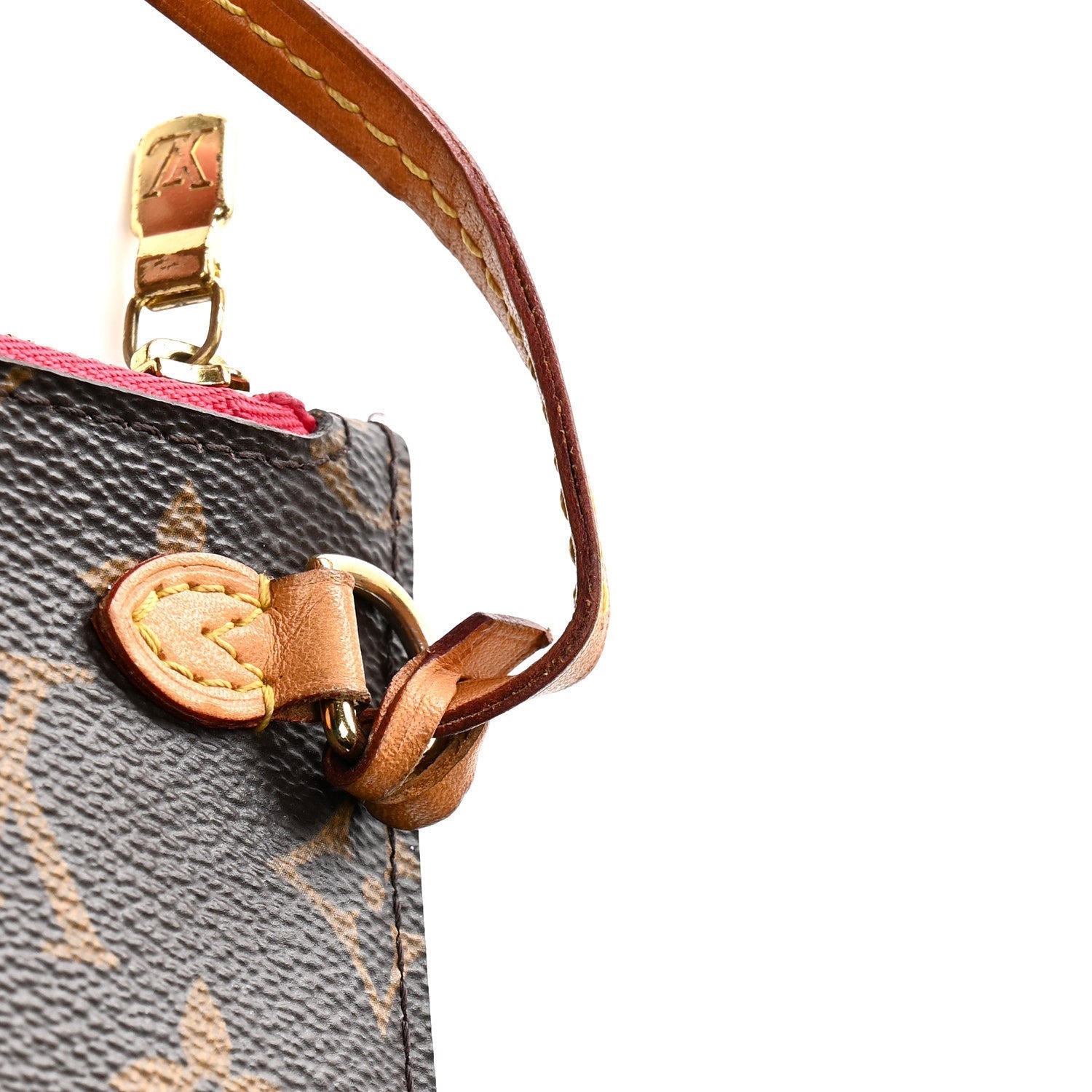 Monogram Bay Neverfull MM Rose Ballerine Poppy