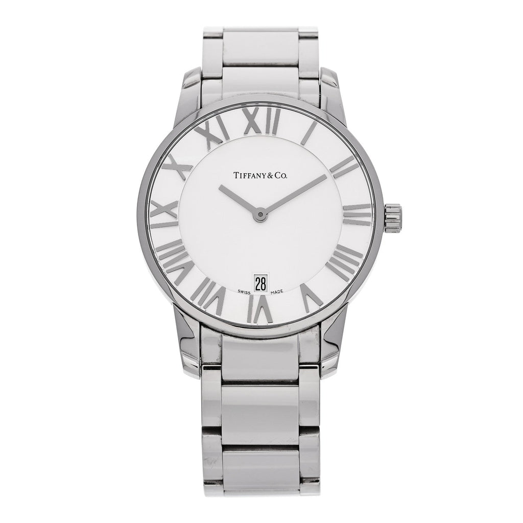 Stainless Steel 37mm Atlas 2-Hand Quartz Watch