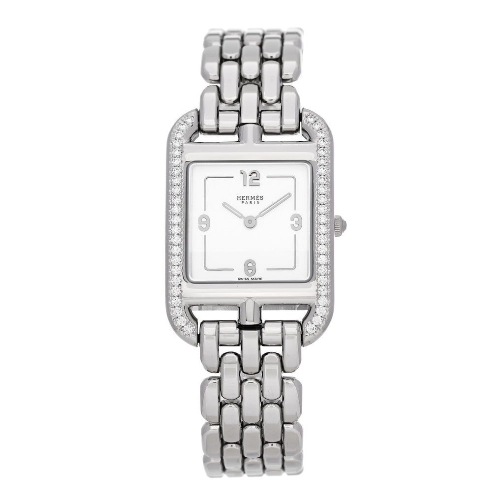Stainless Steel Diamond Bezel 23mm Cape Cod Quartz Watch
