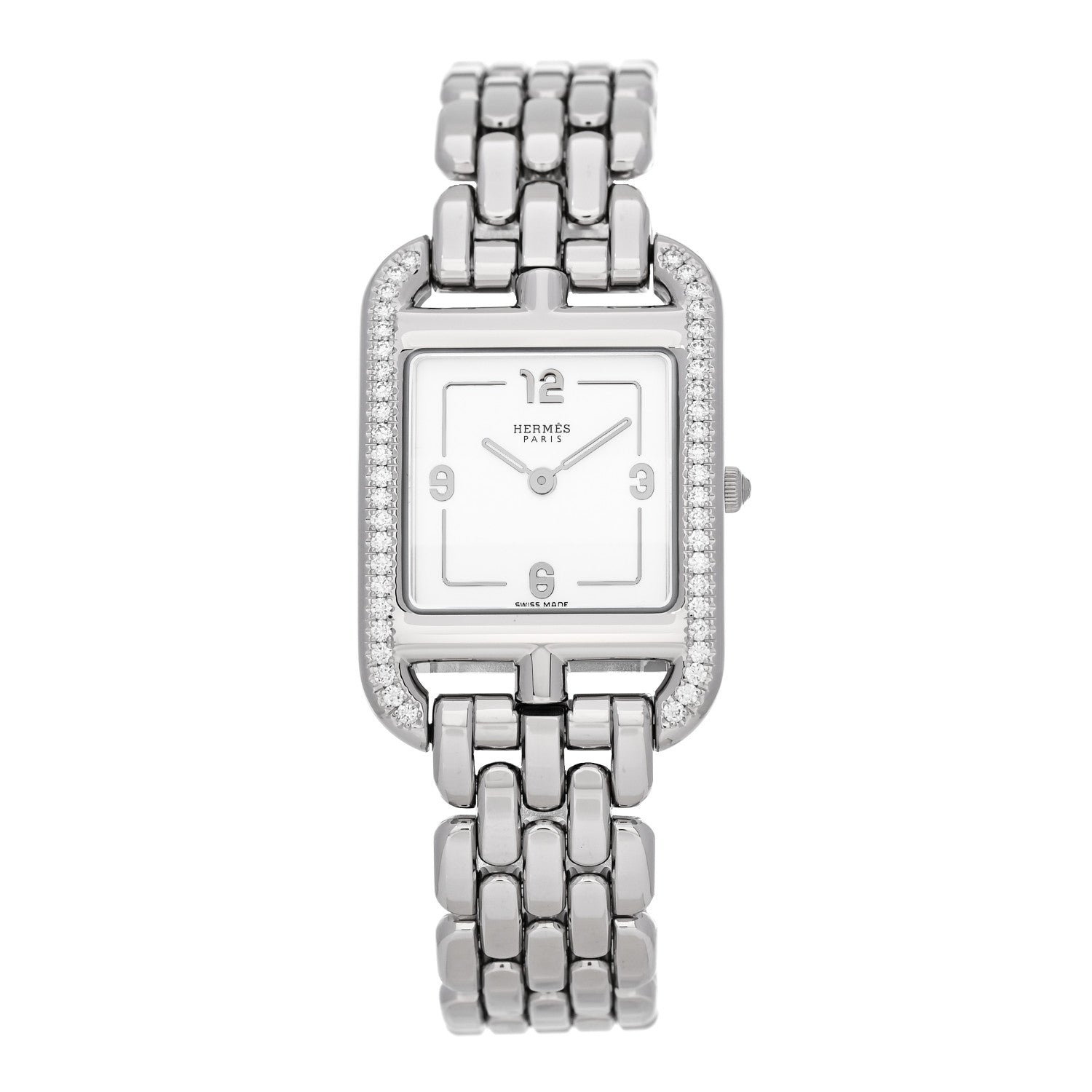 Stainless Steel Diamond Bezel 23mm Cape Cod Quartz Watch
