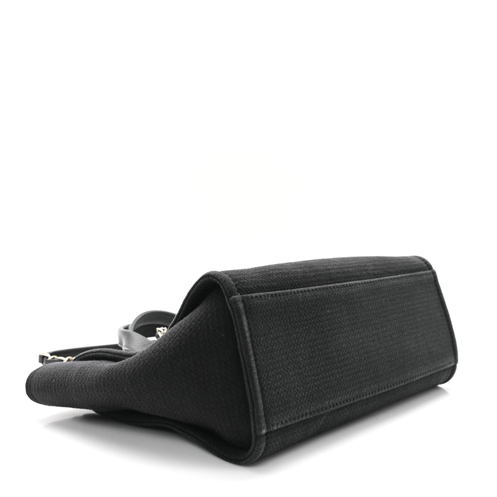 Mixed Fibers Small Deauville Tote Black