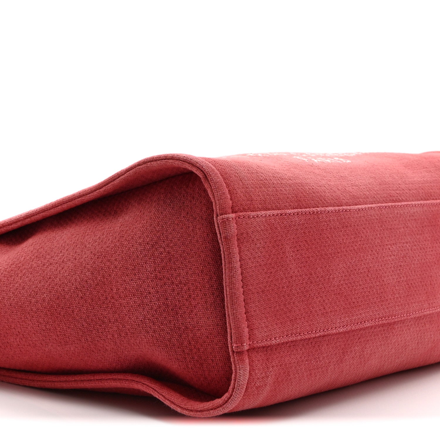 Canvas Small Deauville Tote Red