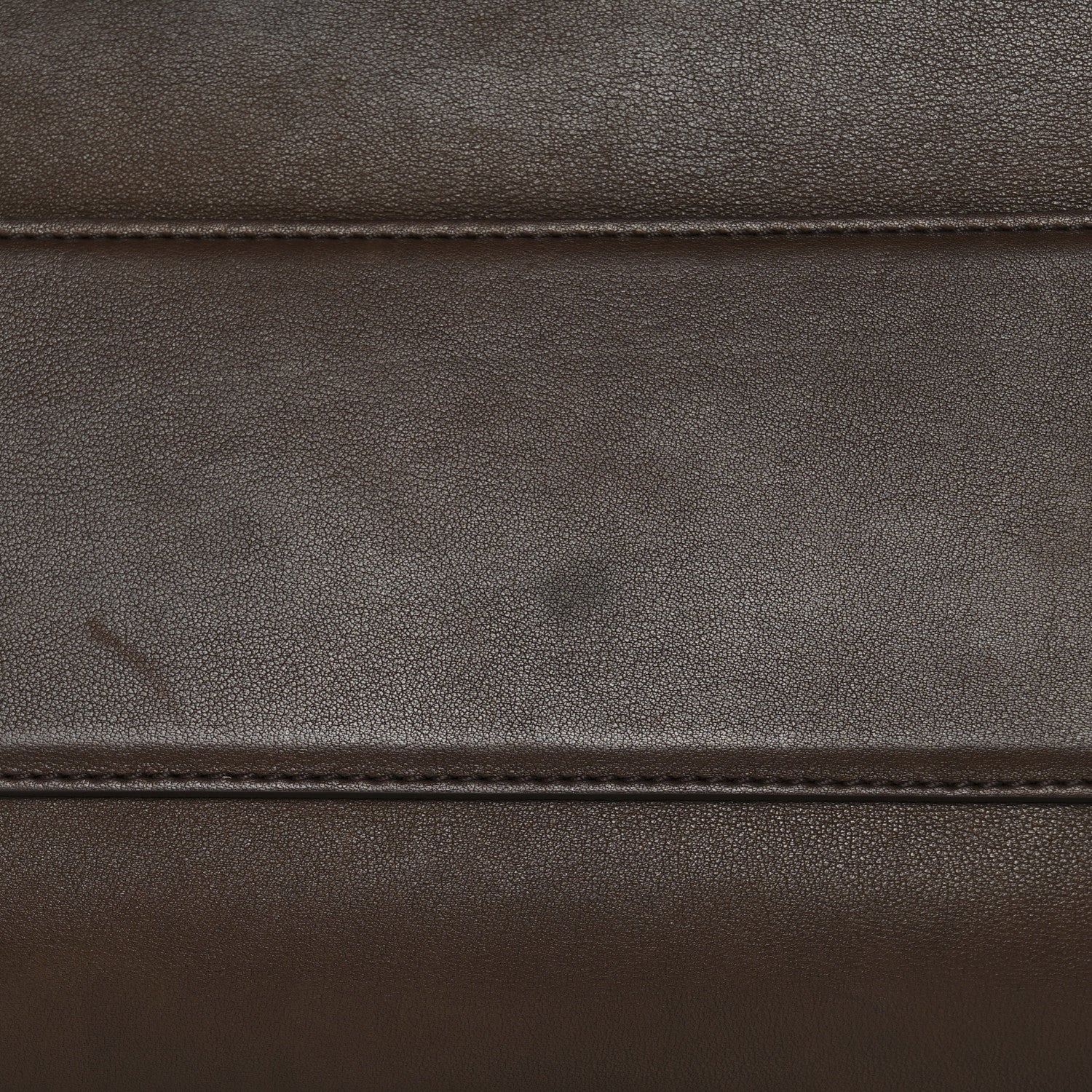 Polished Saddle Calfskin Marlo 14 Dark Brown