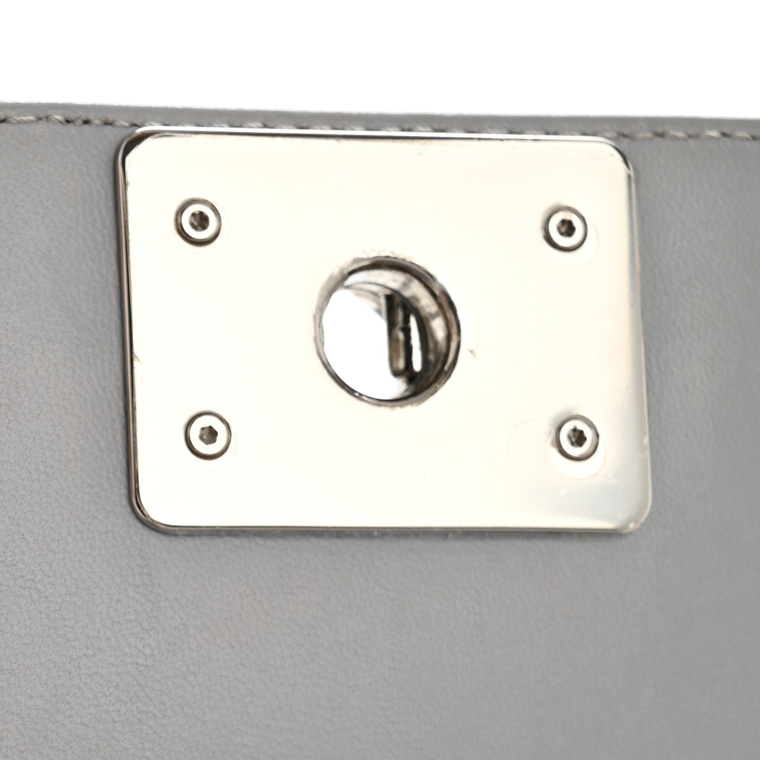 Lambskin Quilted Small Boy Flap Grey