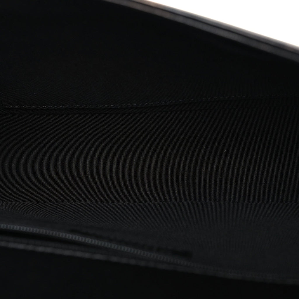 Lambskin Quilted New Medium Boy Flap Black