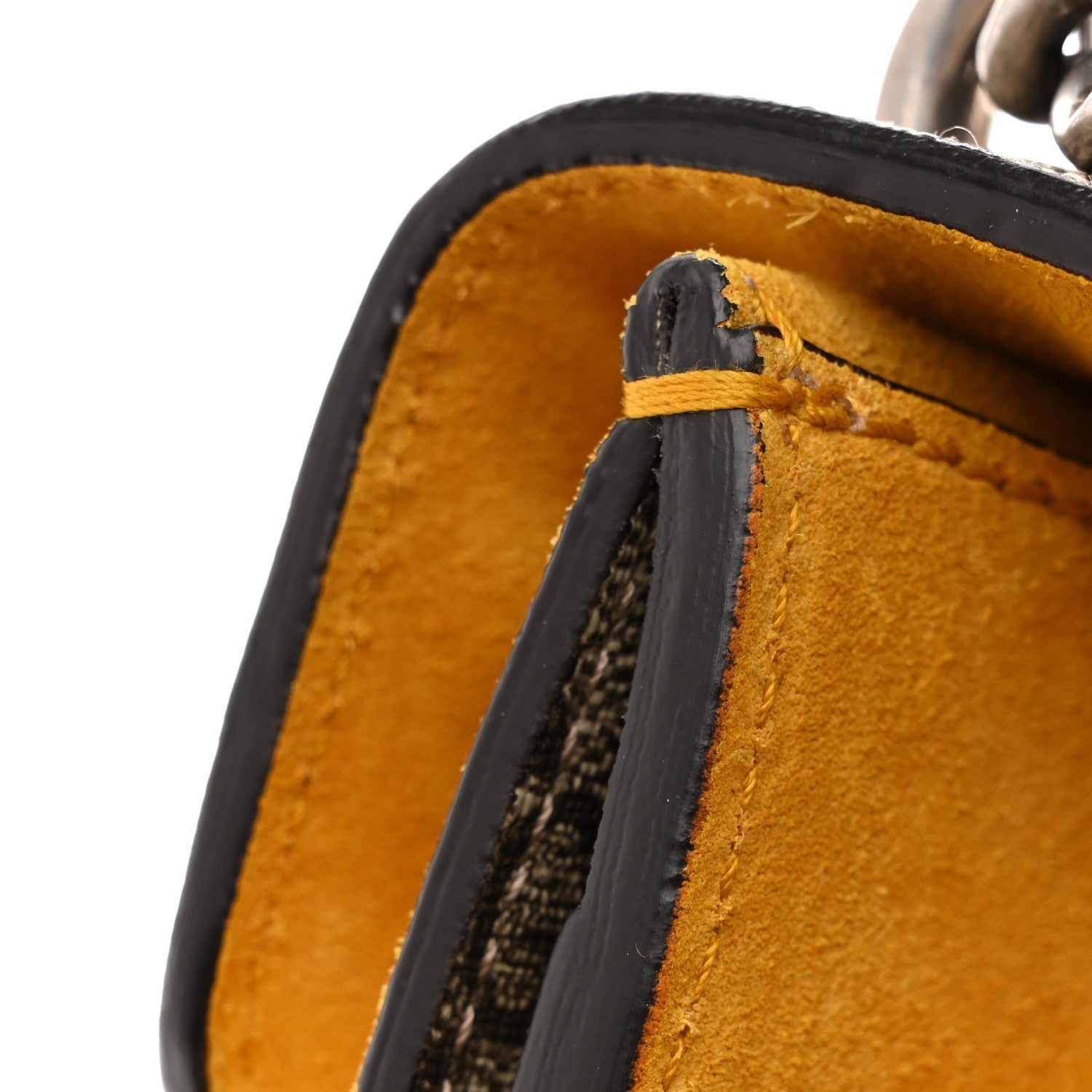 GG Supreme Monogram Mini Dionysus Shoulder Bag Yellow