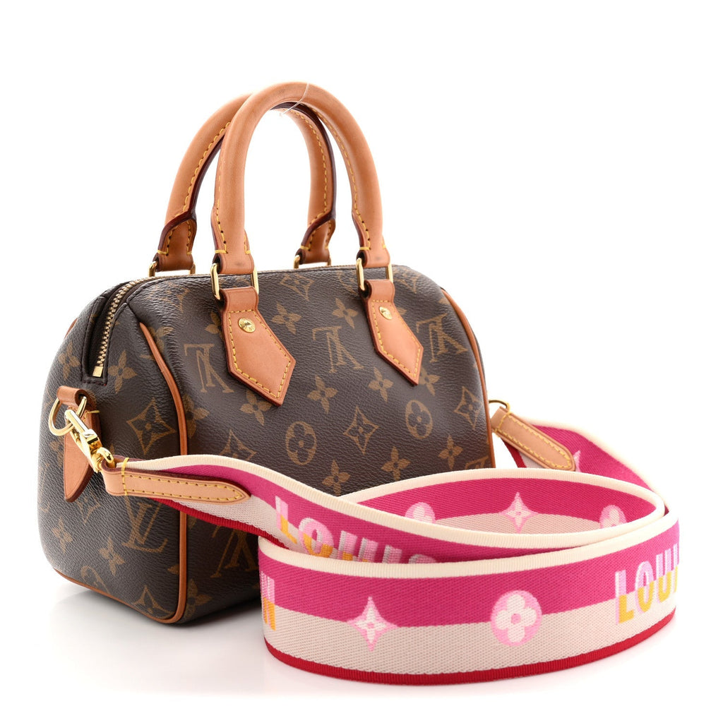 Monogram Speedy Bandouliere 20 Fuchsia
