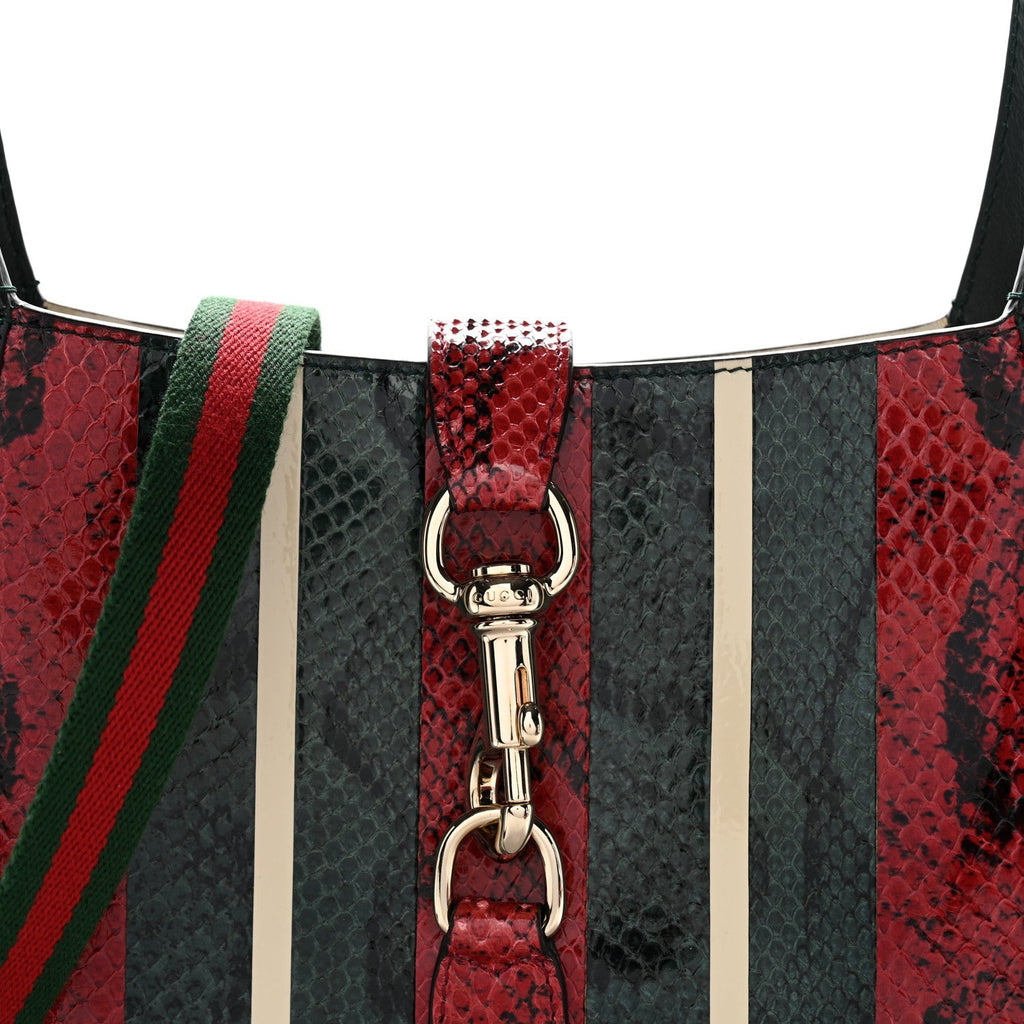 Snakeskin Web Small Jackie 1961 Hobo Green