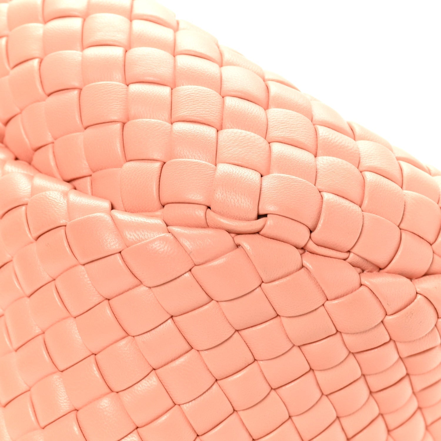 Lambskin Padded Intrecciato Mini Jodie Peachy