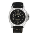 Stainless Steel Calfskin 44mm Luminor Marina Manual Winding Watch Black PAM00510