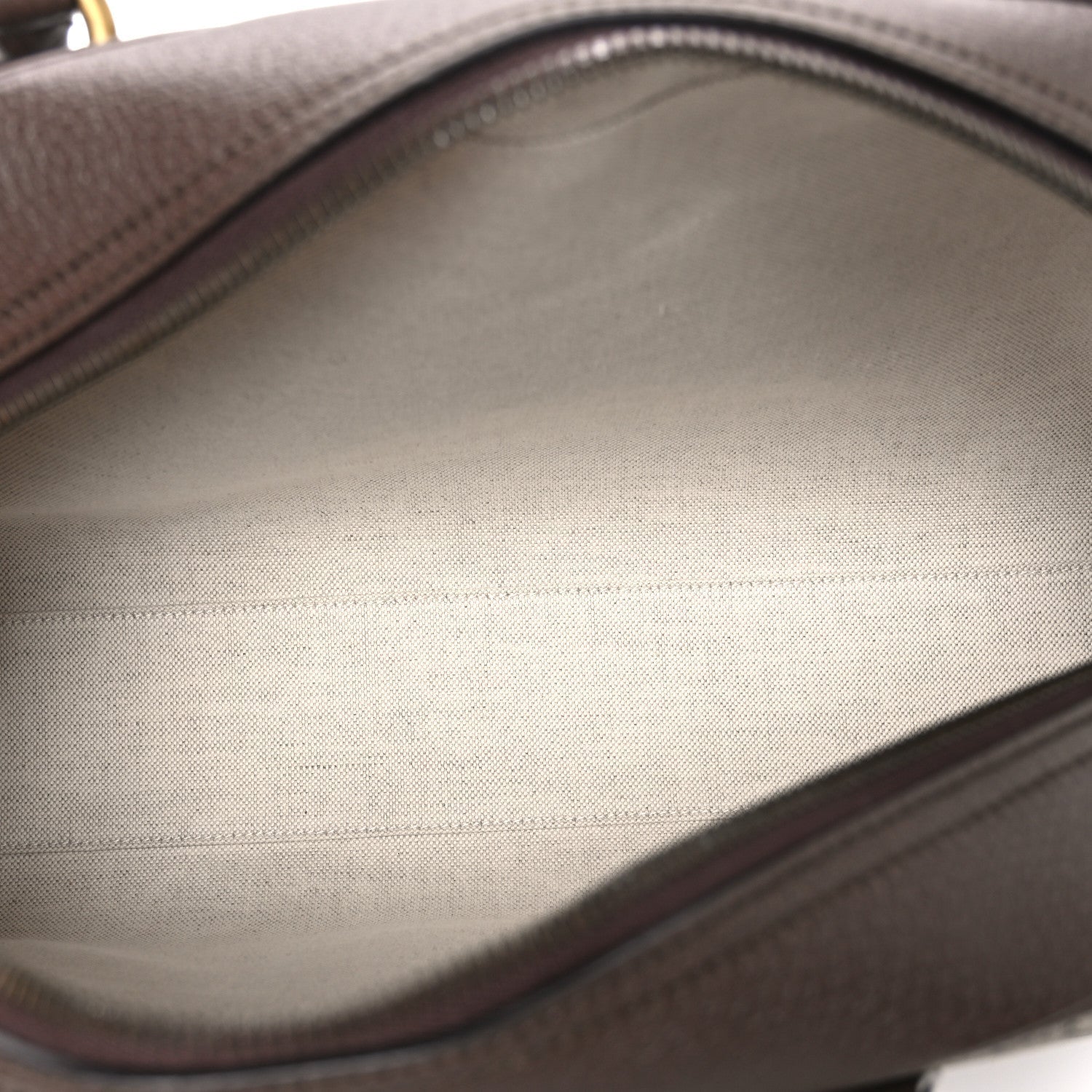 GG Supreme Monogram Textured Dollar Calfskin Web Medium Savoy Bowling Bag Beige Ebony New Acero