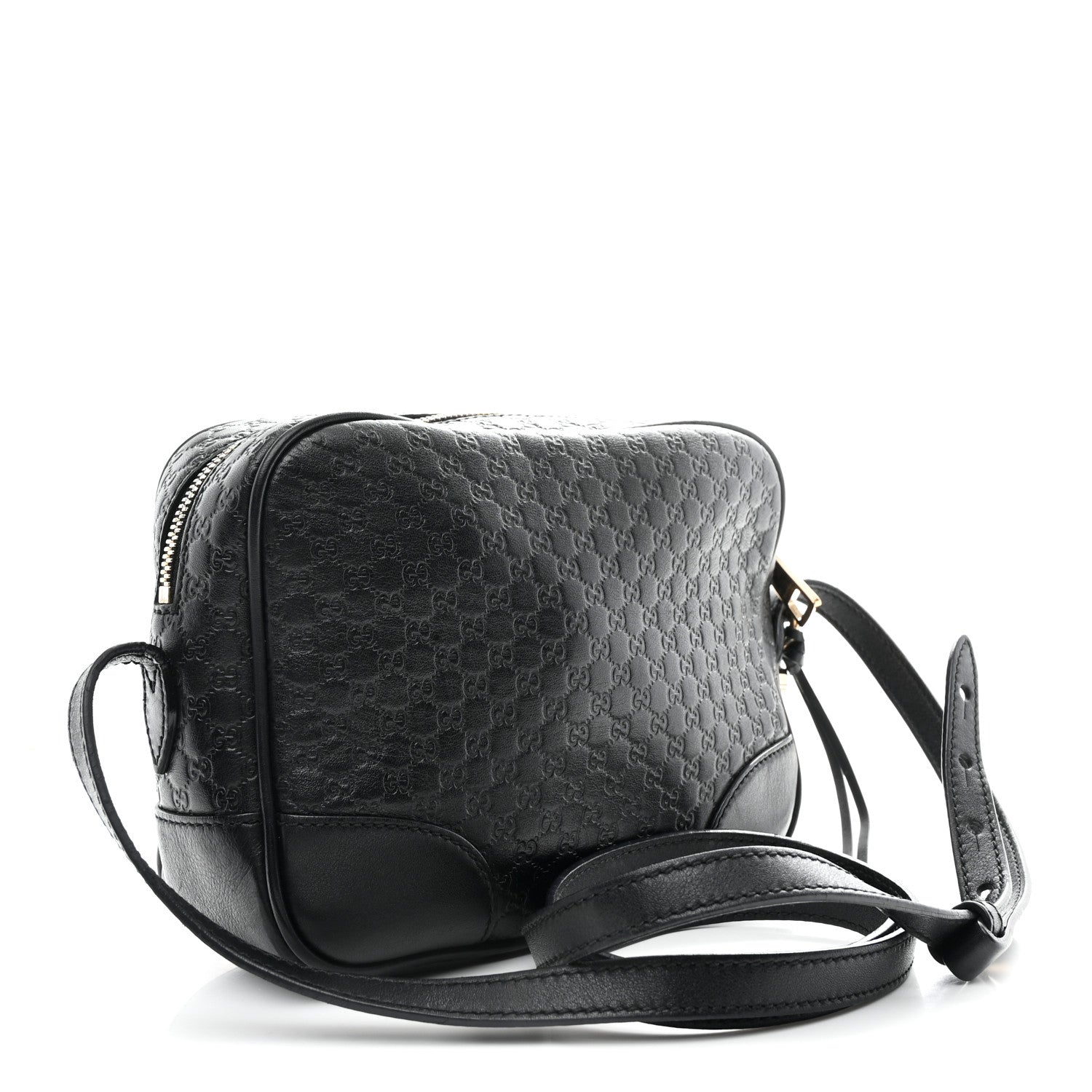 Microguccissima Mini Bree Messenger Bag Black