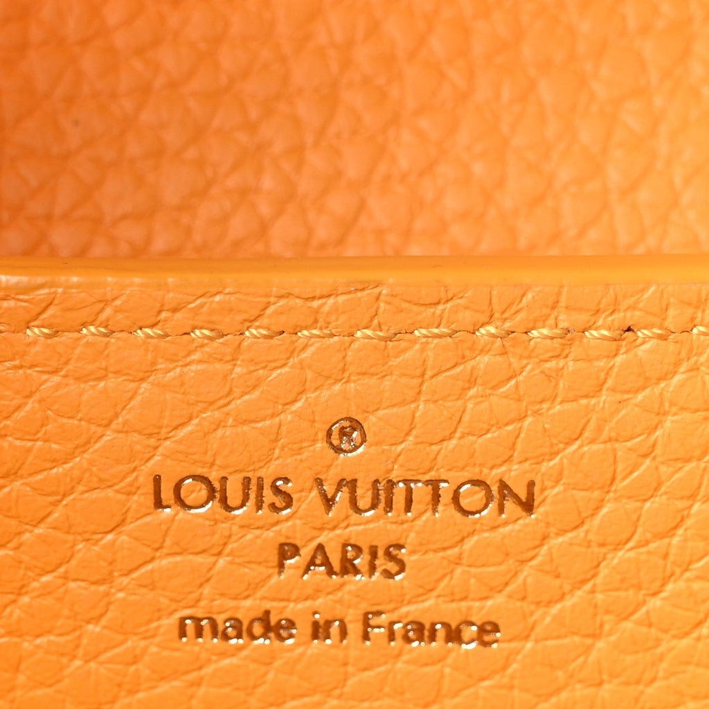 Taurillon Mini Capucines Sunbeam Yellow