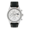 Stainless Steel Calfskin 43mm Transocean Chronograph 1461 Annual Calendar Automatic Watch Silver A19310