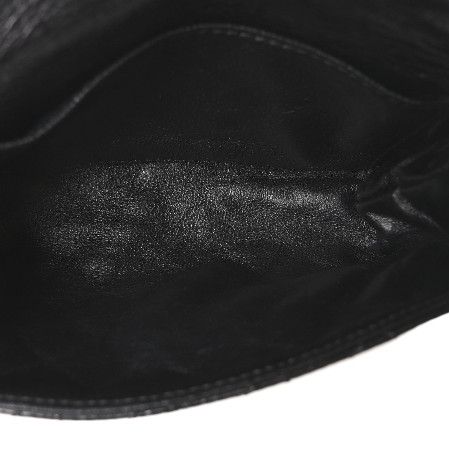 Glazed Calfskin Quilted 2.55 Reissue Flap Belt Bag Clutch 85 34 Black