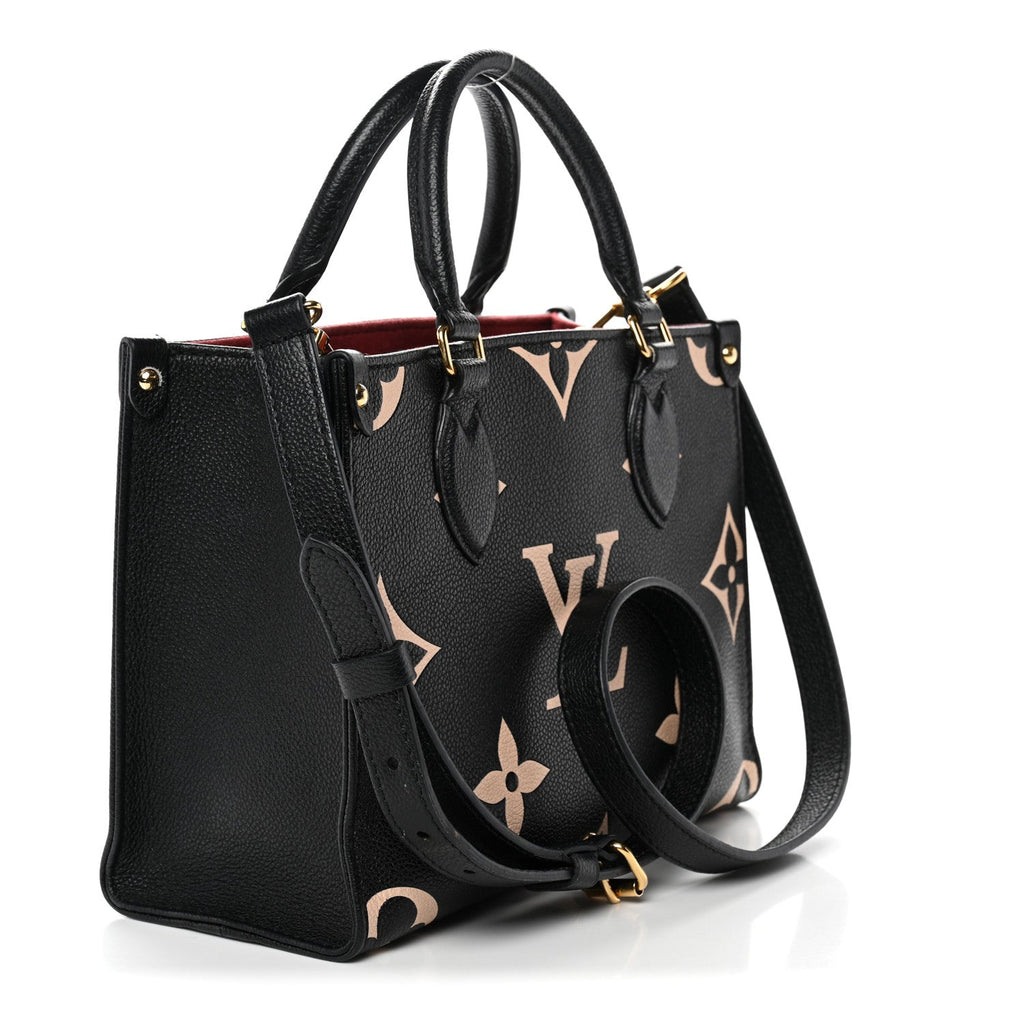 Empreinte Monogram Giant Onthego PM Black Beige