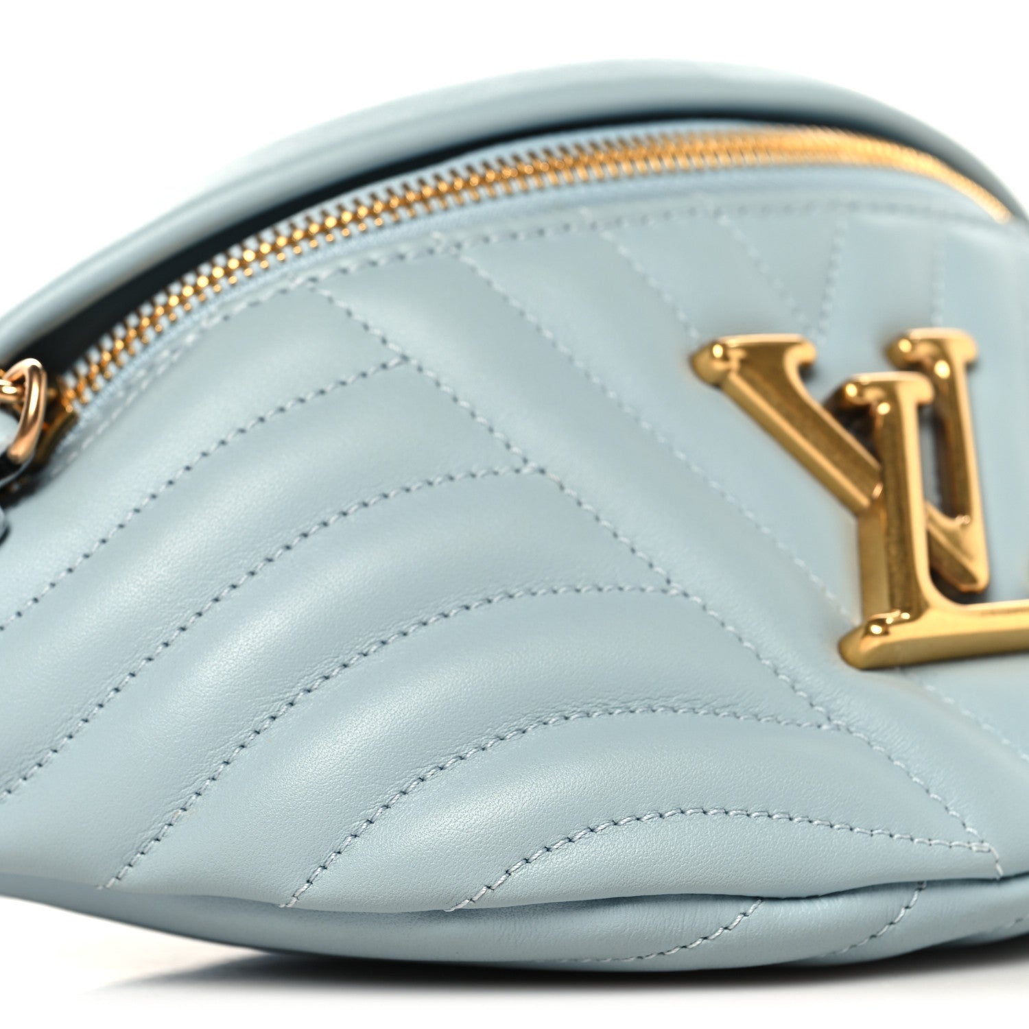 Calfskin New Wave Bumbag Porcelain Blue