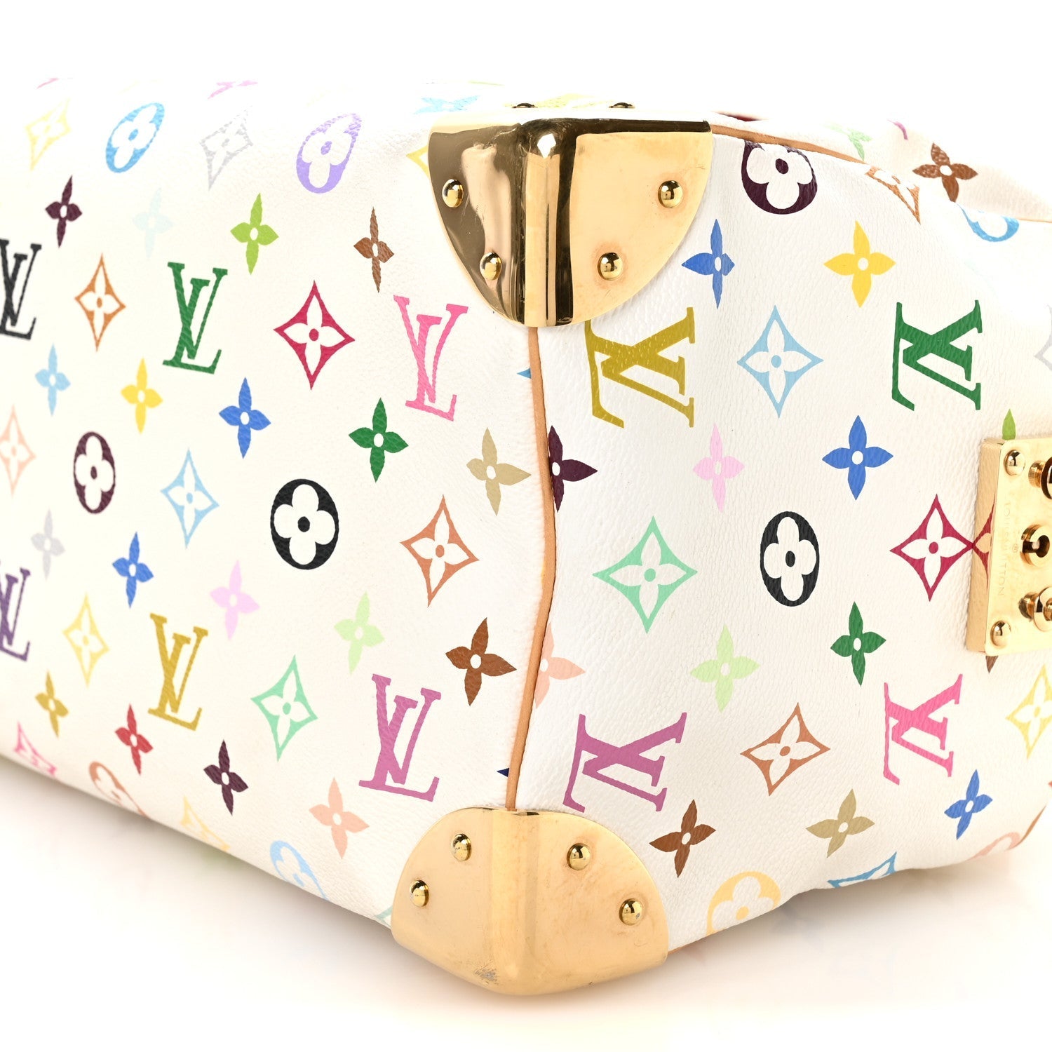 Monogram Multicolor Speedy 30 White