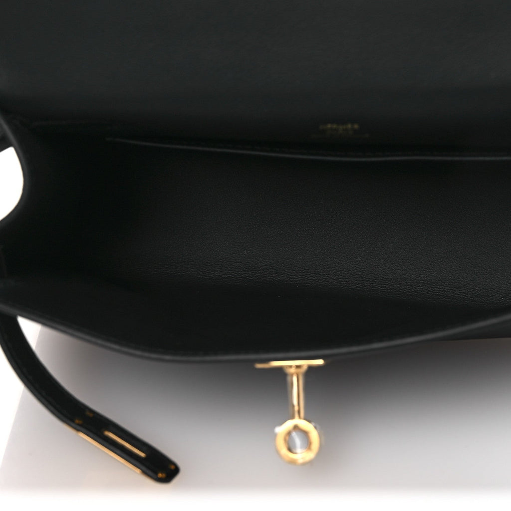 Swift Kelly Pochette Clutch Black