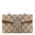 GG Supreme Monogram Super Mini Dionysus Shoulder Bag Taupe