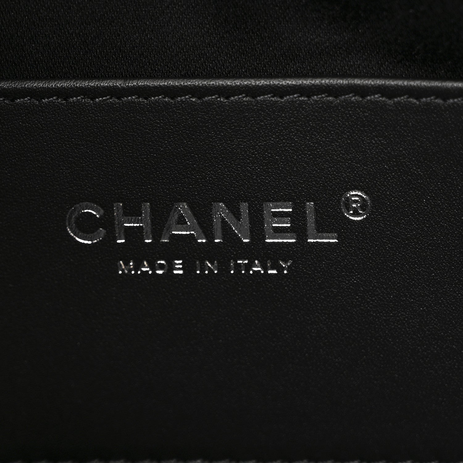 Shiny Crumpled Quilted Mini Chanel 25 Handbag Black