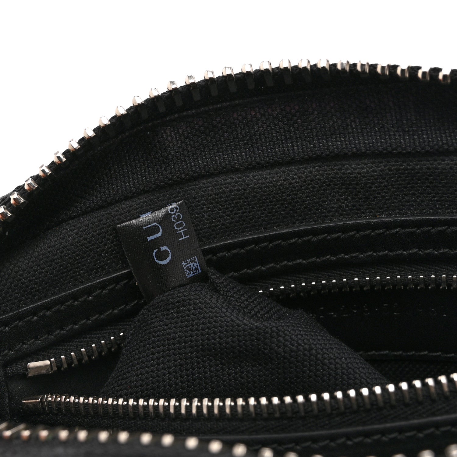 Soft GG Supreme Monogram Web Belt Bag Black Grey