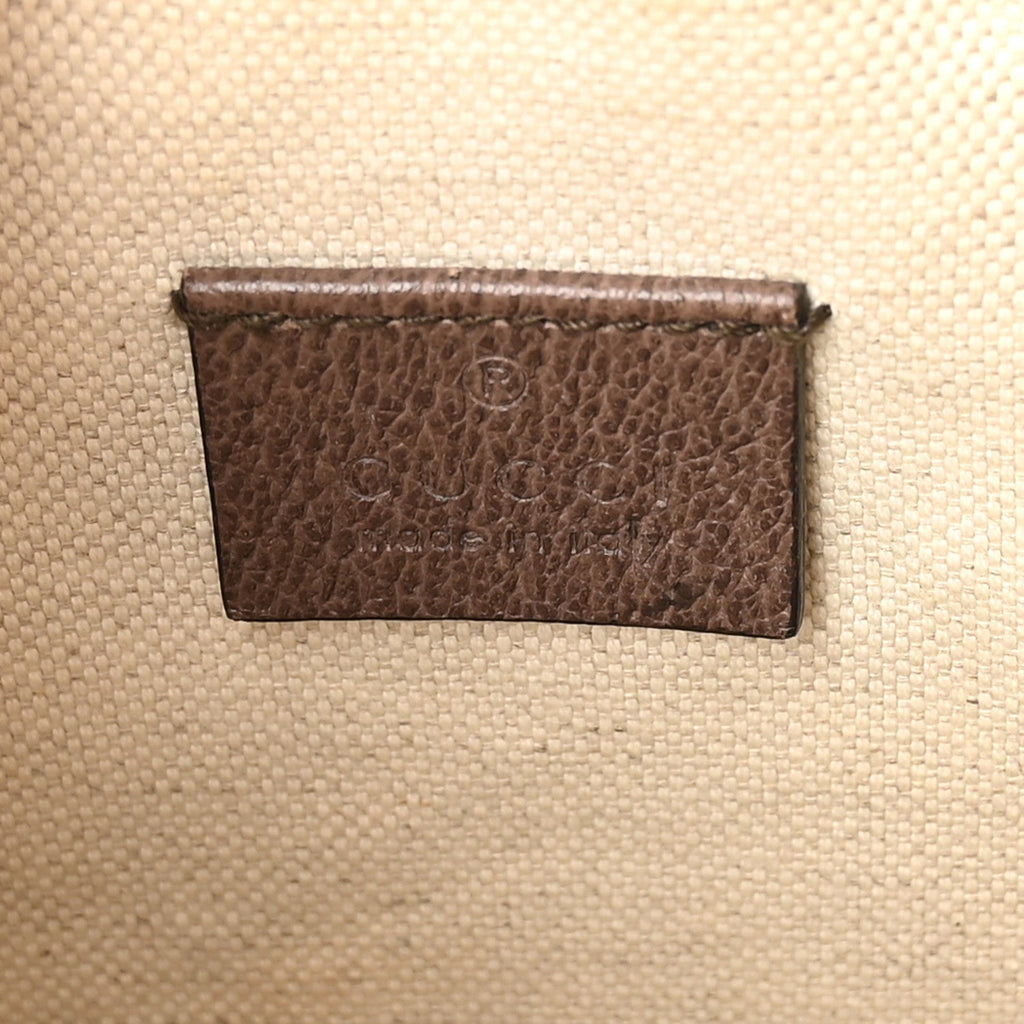 GG Supreme Monogram Web Mini Ophidia Messenger Brown