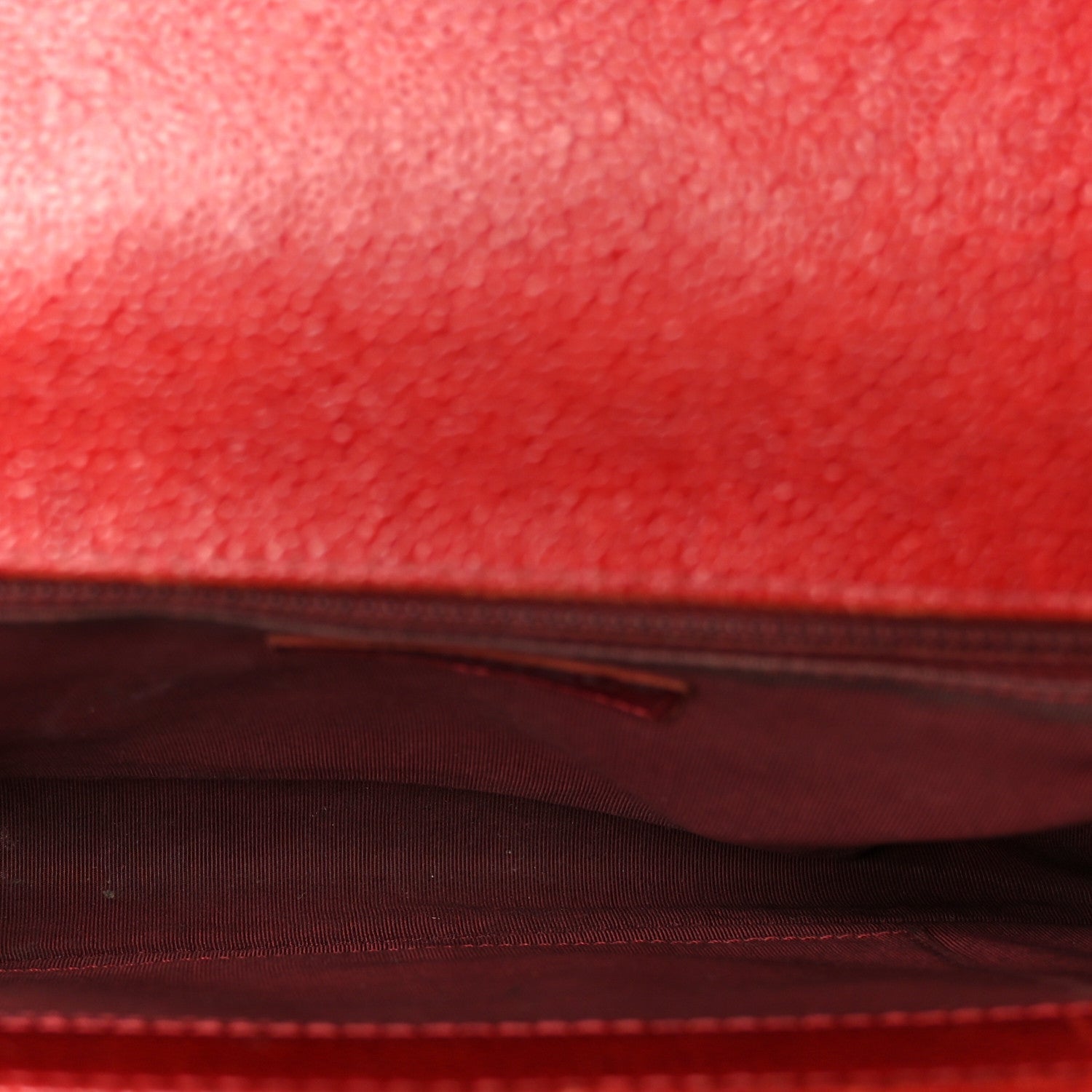 Caviar Quilted New Medium Boy Flap Dark Red