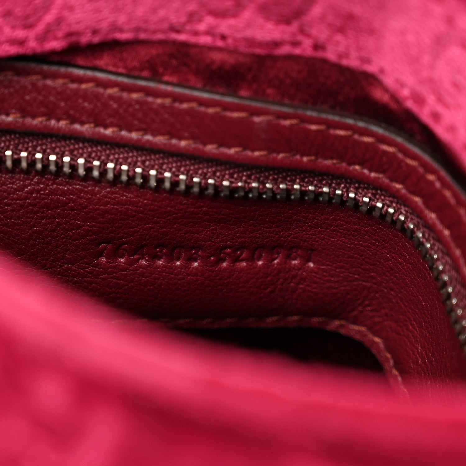 New Velvet Ashmir GG Monogram Small Jackie 1961 Hobo Red