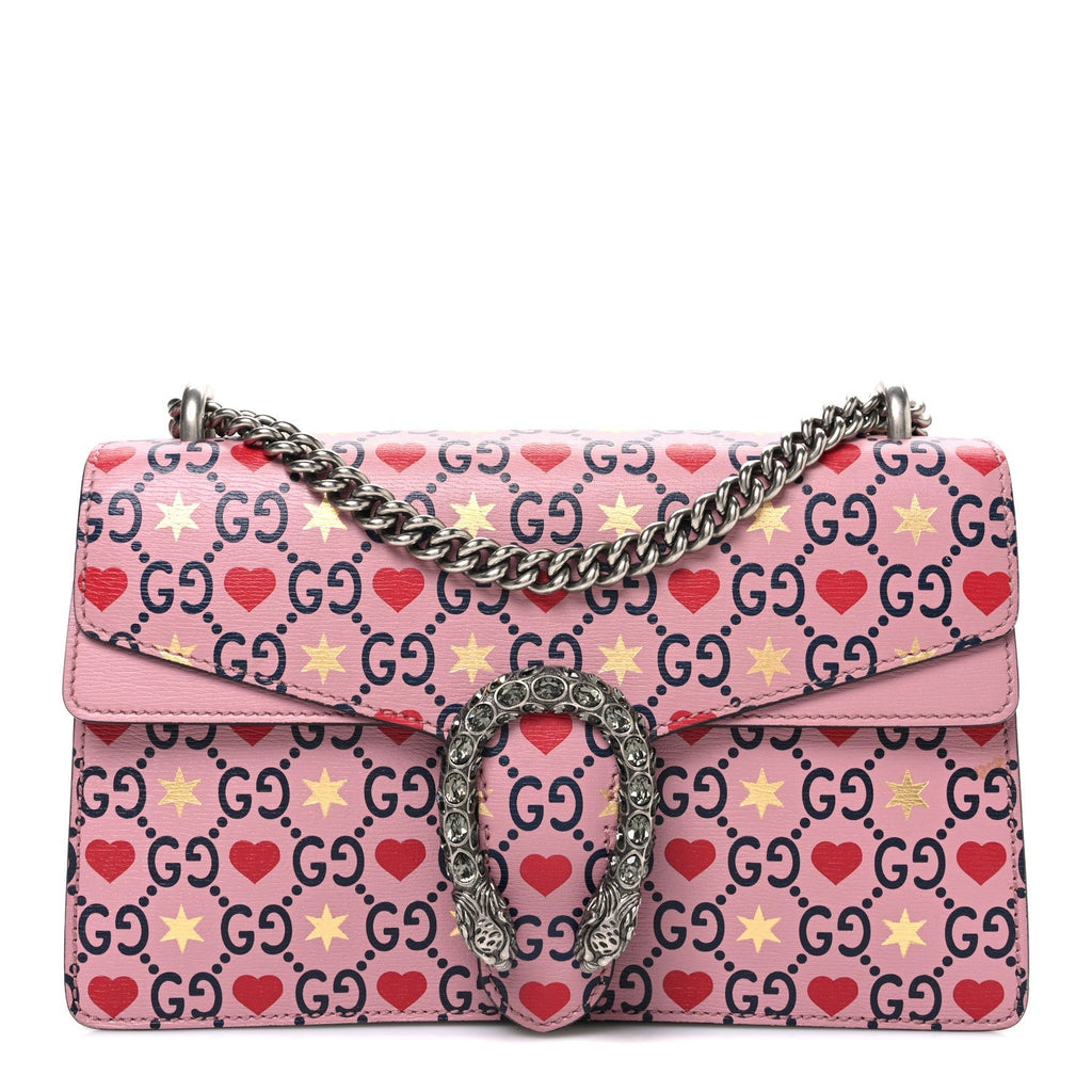 Calfskin Valentine's Day Exclusive Small Dionysus Bag Pink