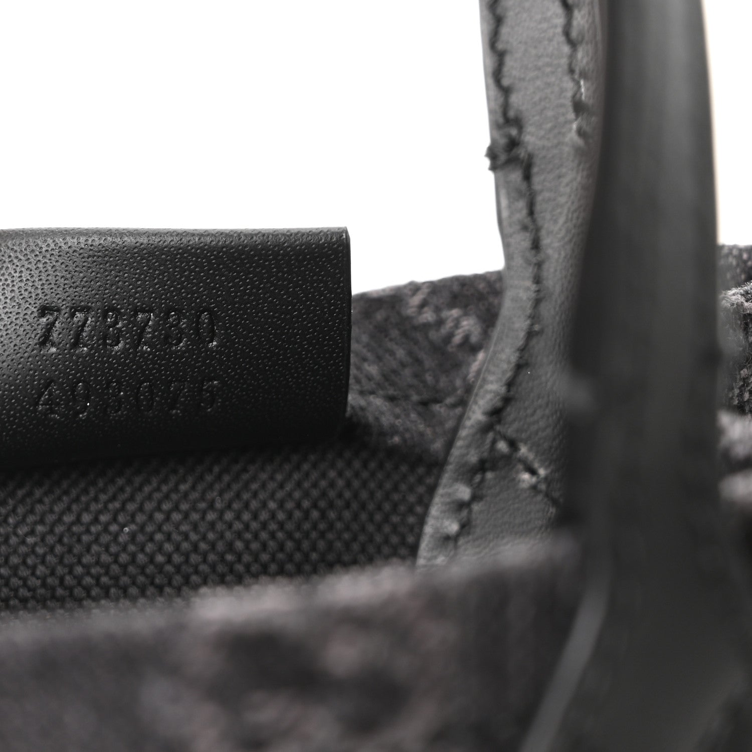 Denim GG Monogram Calfskin Mini Ophidia Tote Bag Black