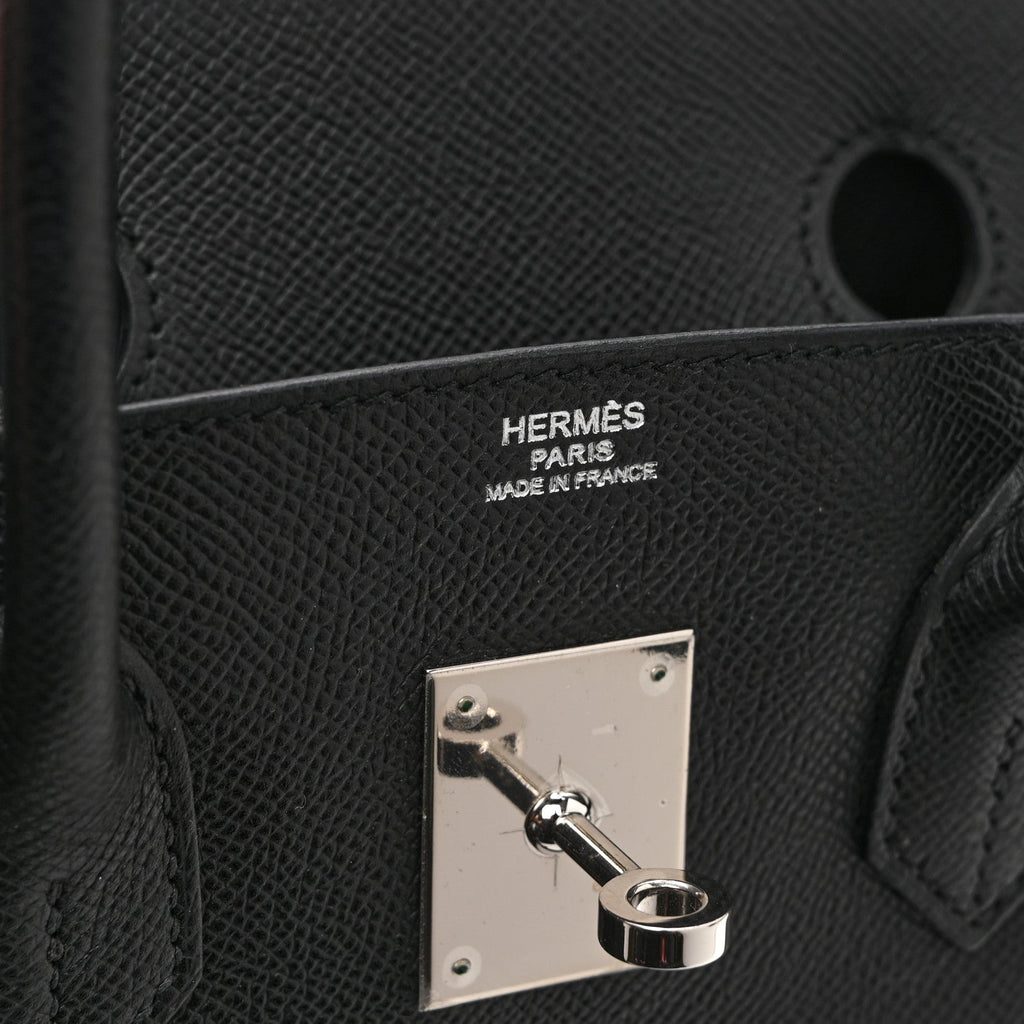 Epsom Birkin 30 Black