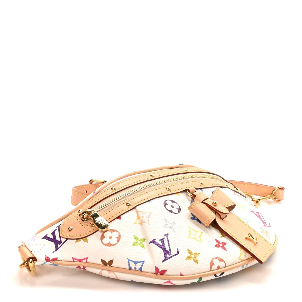 LV X TM Monogram Multicolor High Rise Bumbag White