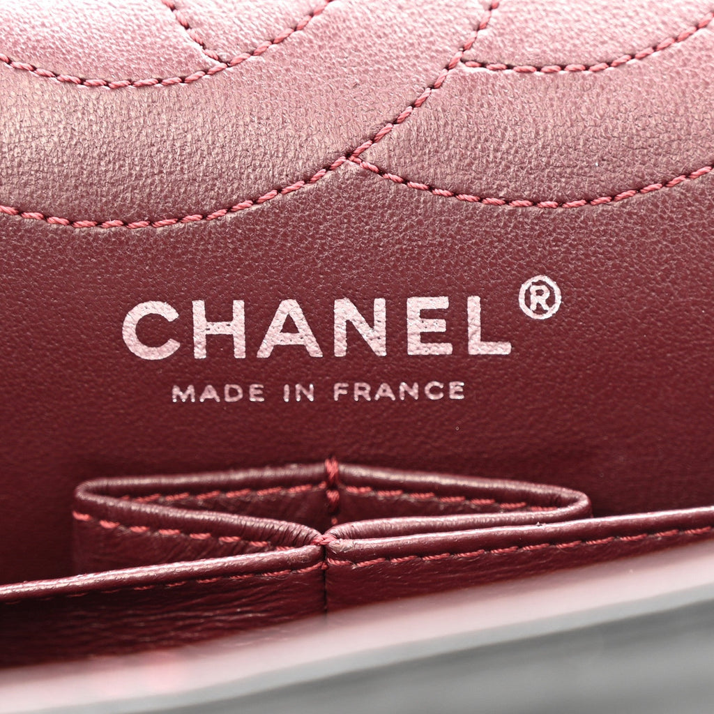 Aged Calfskin Quilted 2.55 Reissue 226 Flap Black