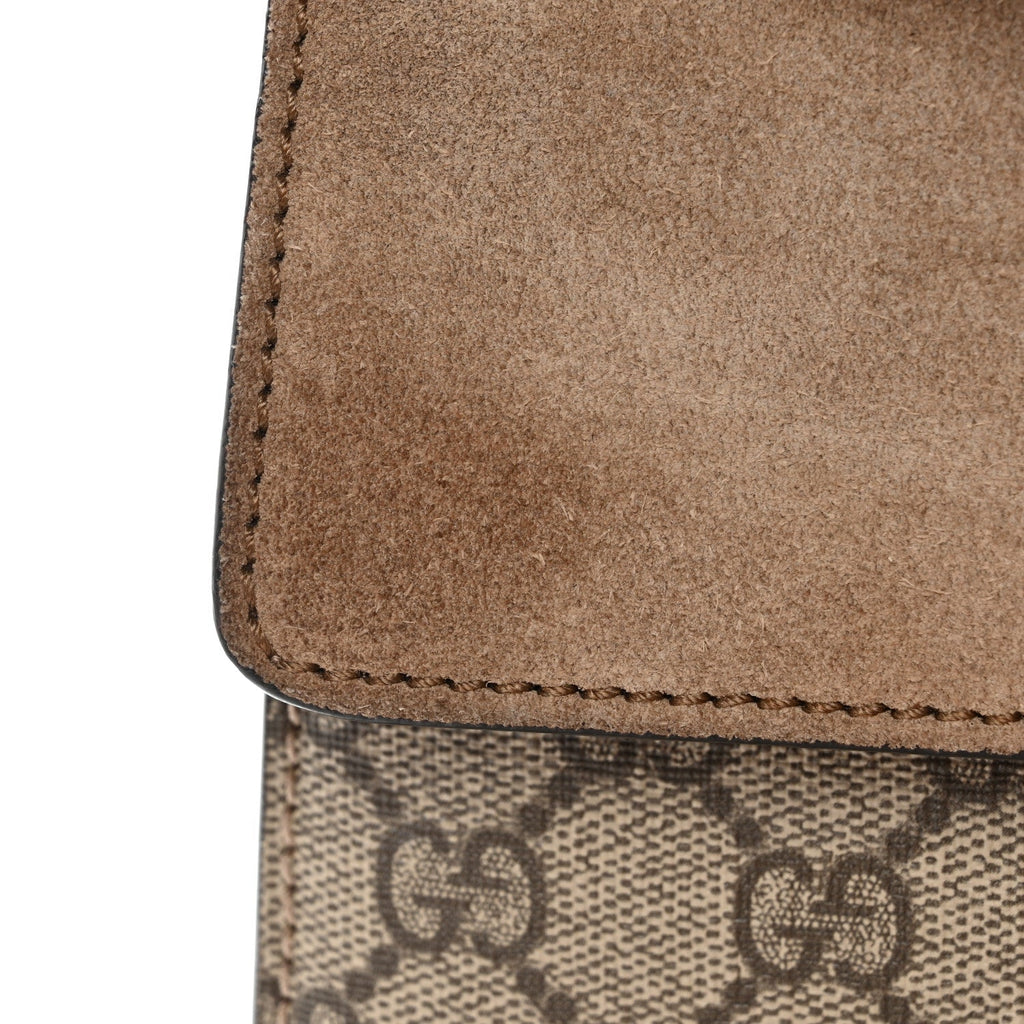 GG Supreme Monogram Small Dionysus Shoulder Bag Taupe