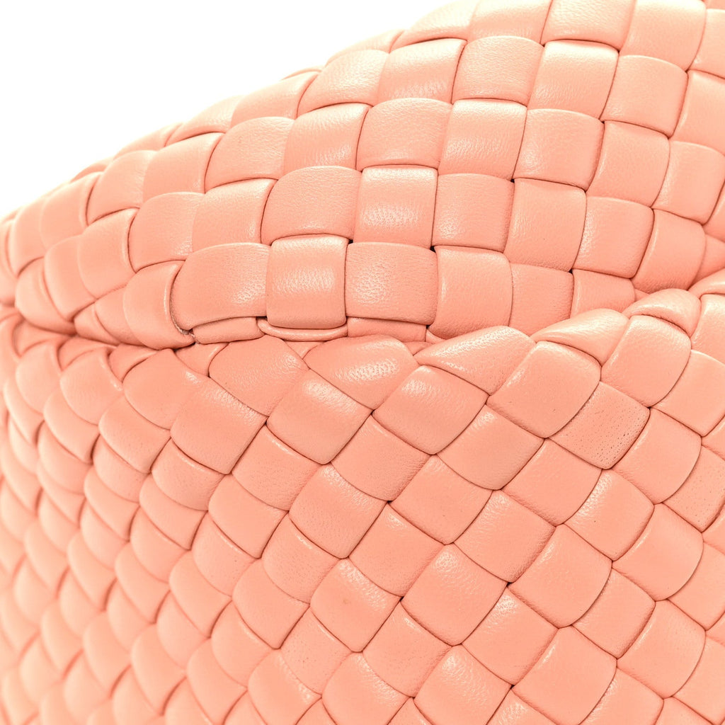 Lambskin Padded Intrecciato Mini Jodie Peachy