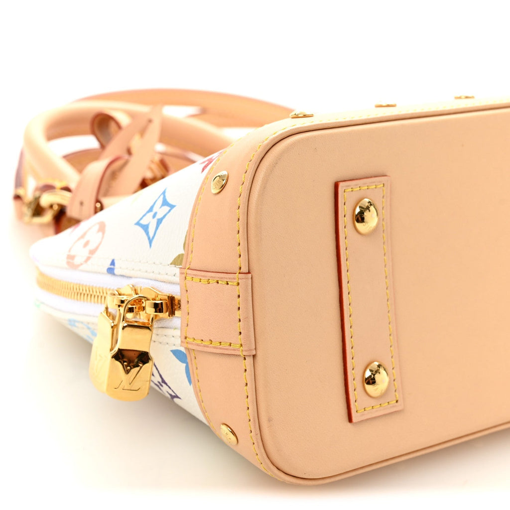 LV x TM Monogram Multicolor Alma BB White