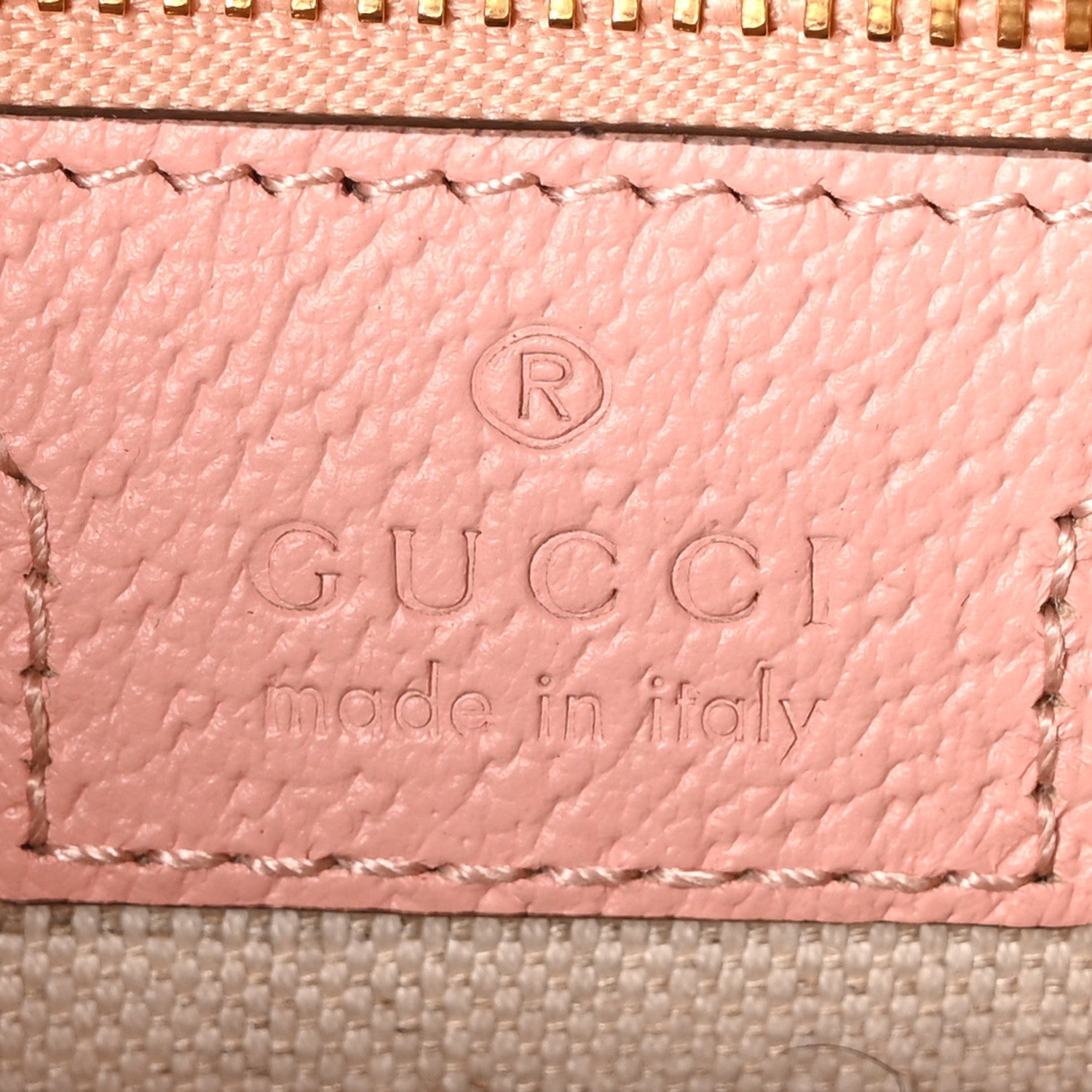 GG Supreme Monogram Textured Dollar Calfskin Mini Ophidia Flap Shoulder Bag Rose Pink