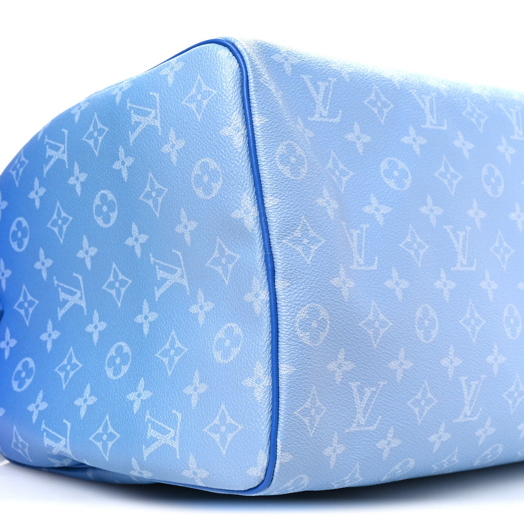 Monogram Clouds Keepall Bandouliere 50 Blue