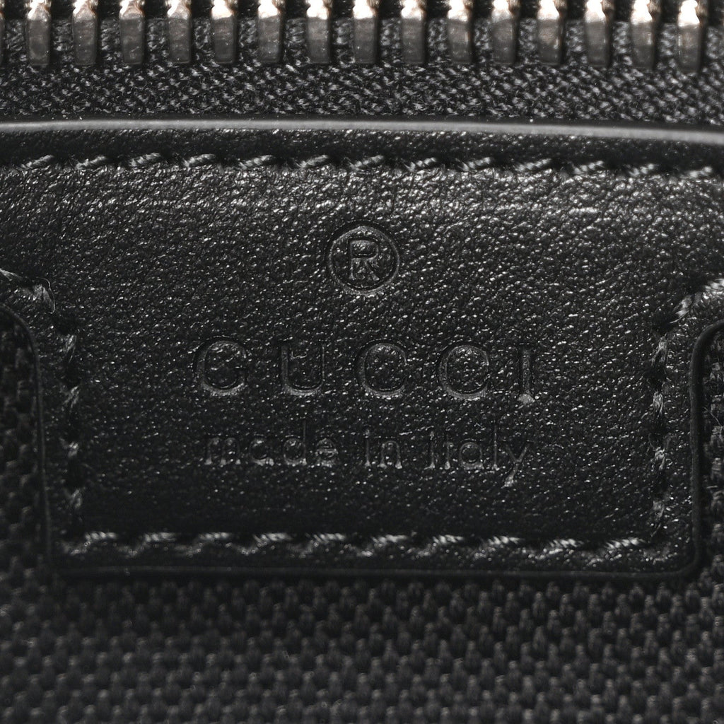Soft GG Supreme Monogram Web Belt Bag Black Grey