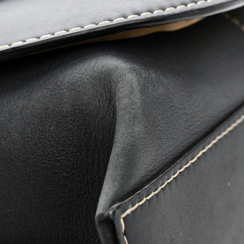 Calfskin Gate Tote Midnight Blue